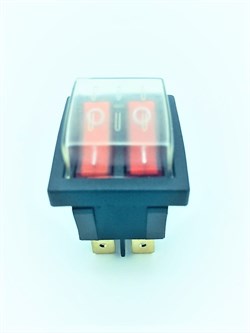 Выключатель двухклавишный (04) 66135 / KCD3 16A / Spt066135 / KN009  / Код: 1405 | Orenten.ru