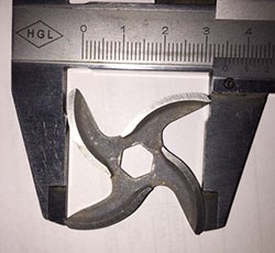 MRZ048 Нож к мясорубке 6 граней аналог Мулинекс, внутренний D=8 мм MRZ048 / Код: 9836 | Orenten.ru
