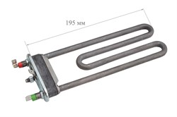 ТЭН 1800W, средний, L-195mm/прямой/с отверстием/пластик бак IRCA (255096 -082601) HTR004AR 8082601 / Код: 0361 | Orenten.ru