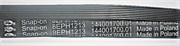 Ремень 1213 H8 L-1178 мм, черн. H305 / Код: 0255 | Orenten.ru